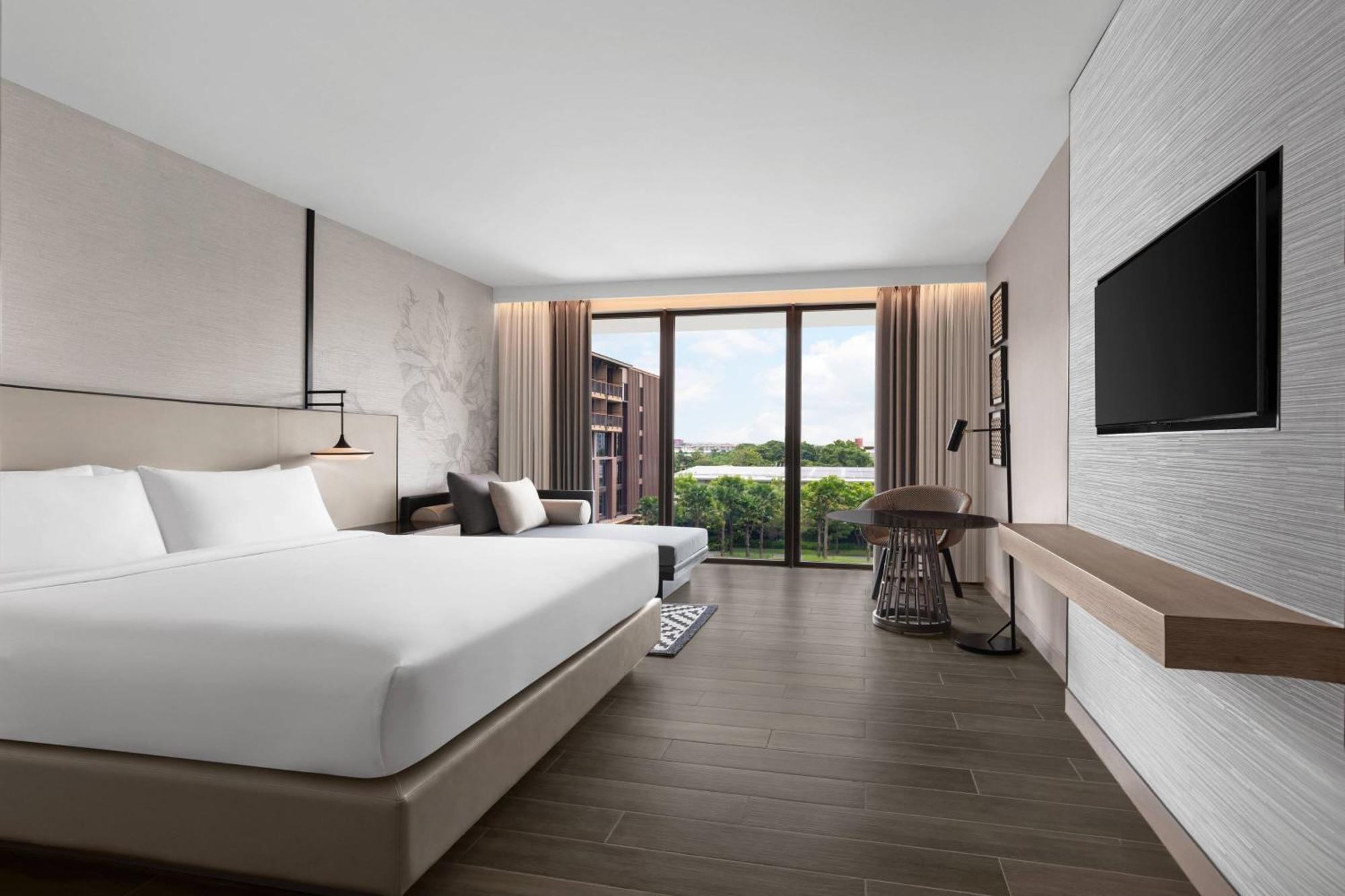 Courtyard By Marriott Bangkok Suvarnabhumi Airport Buitenkant foto